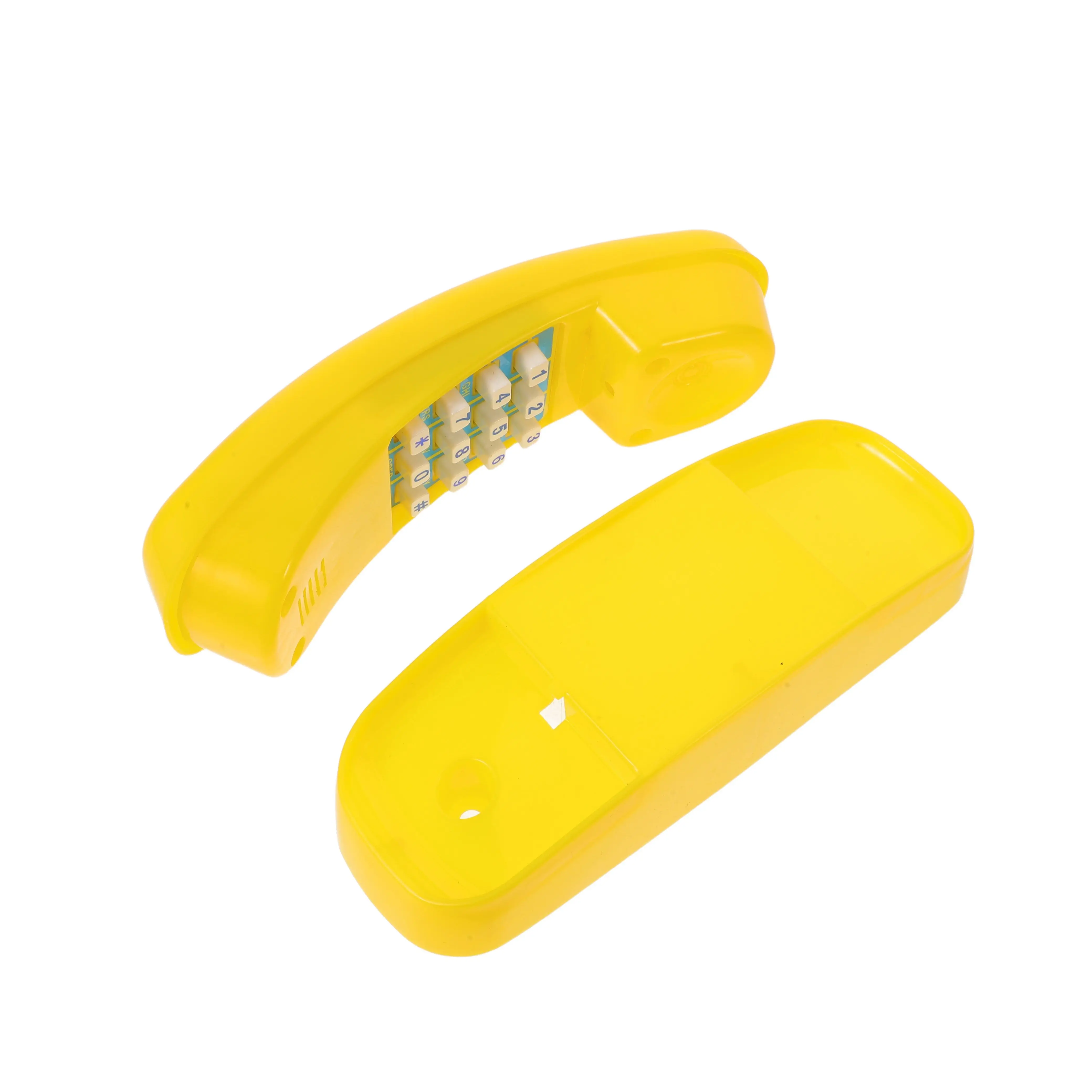 

Pretend Play Telephone for Kids Fake Realistic Plastic Phone Lightweight Kid Simulation Cellphone Playhouse Accessory Toddler