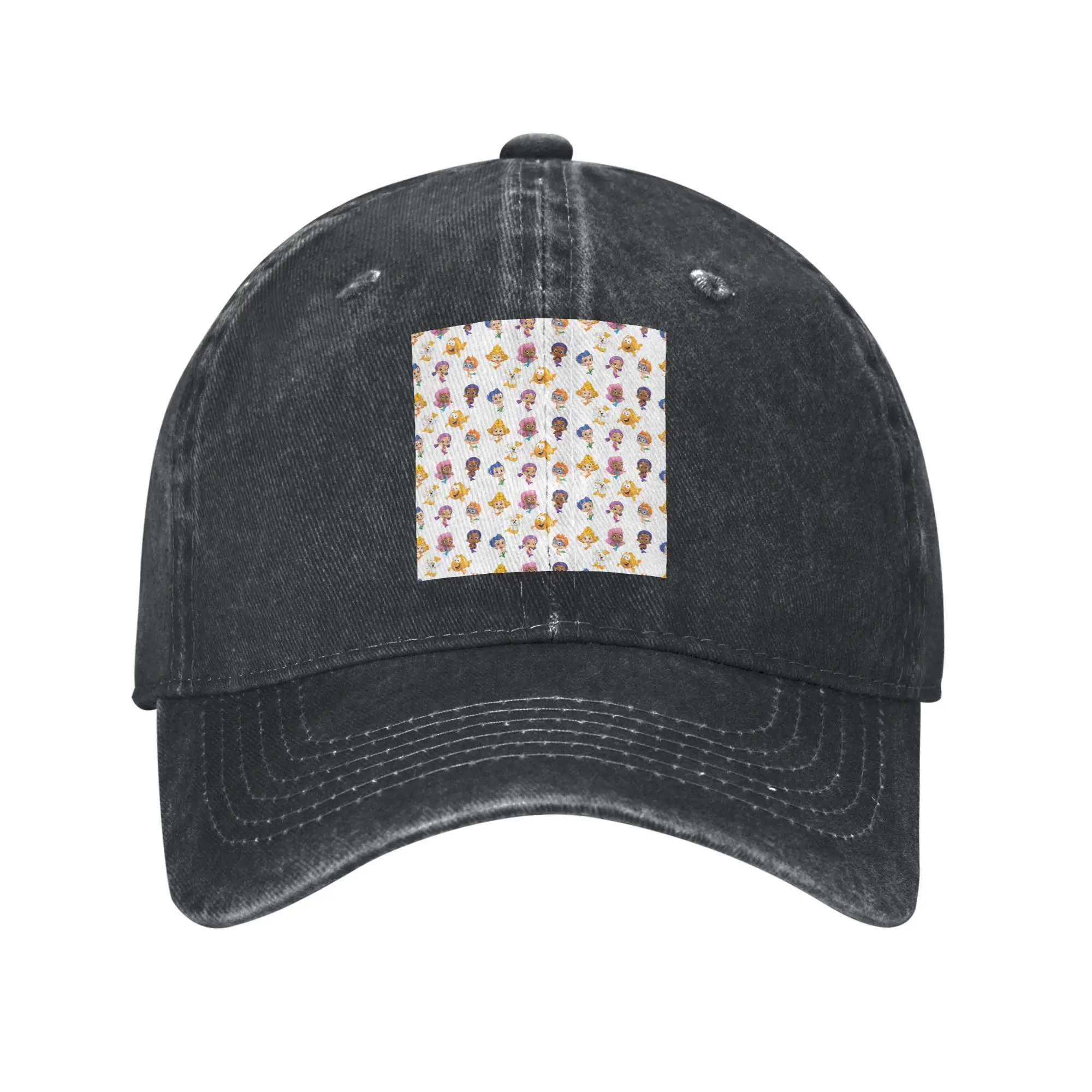 all bubble guppies together cartoon mermaids kids Fashion Baseball Cap  Everyday Summer Cap  Running Summer Cap