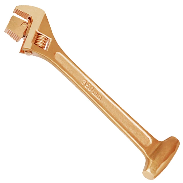 X-SPARK Non-sparking BAM/GS/FM/ISO9001 Approved Safety Adjustable Wrench OEM available