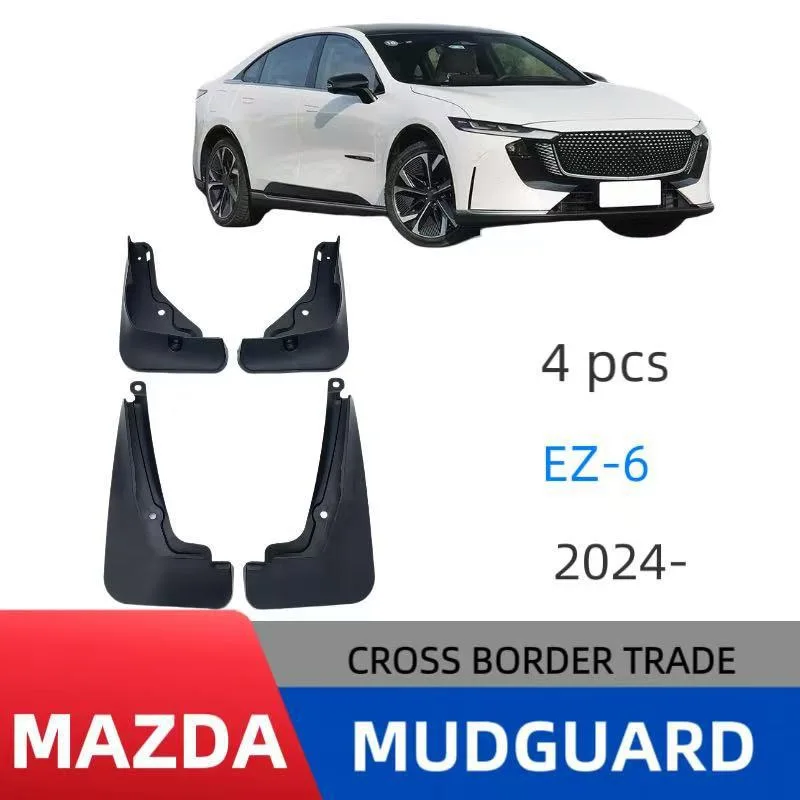 

Mudguards For Mazda EZ-6 2024 Mud Flaps Mudflap Front Rear Fender Anti-splash Mudguards Guard Splash Car Accessories