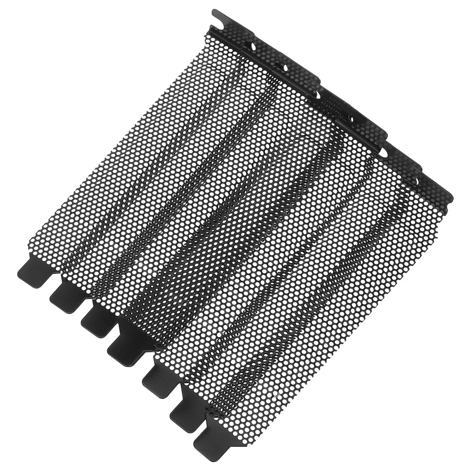 8 шт. крышка слота PCI, твердая стальная заглушка, щит, расширение, вентилируемый фильтр, защита от пыли, винты корпуса компьютера, черный