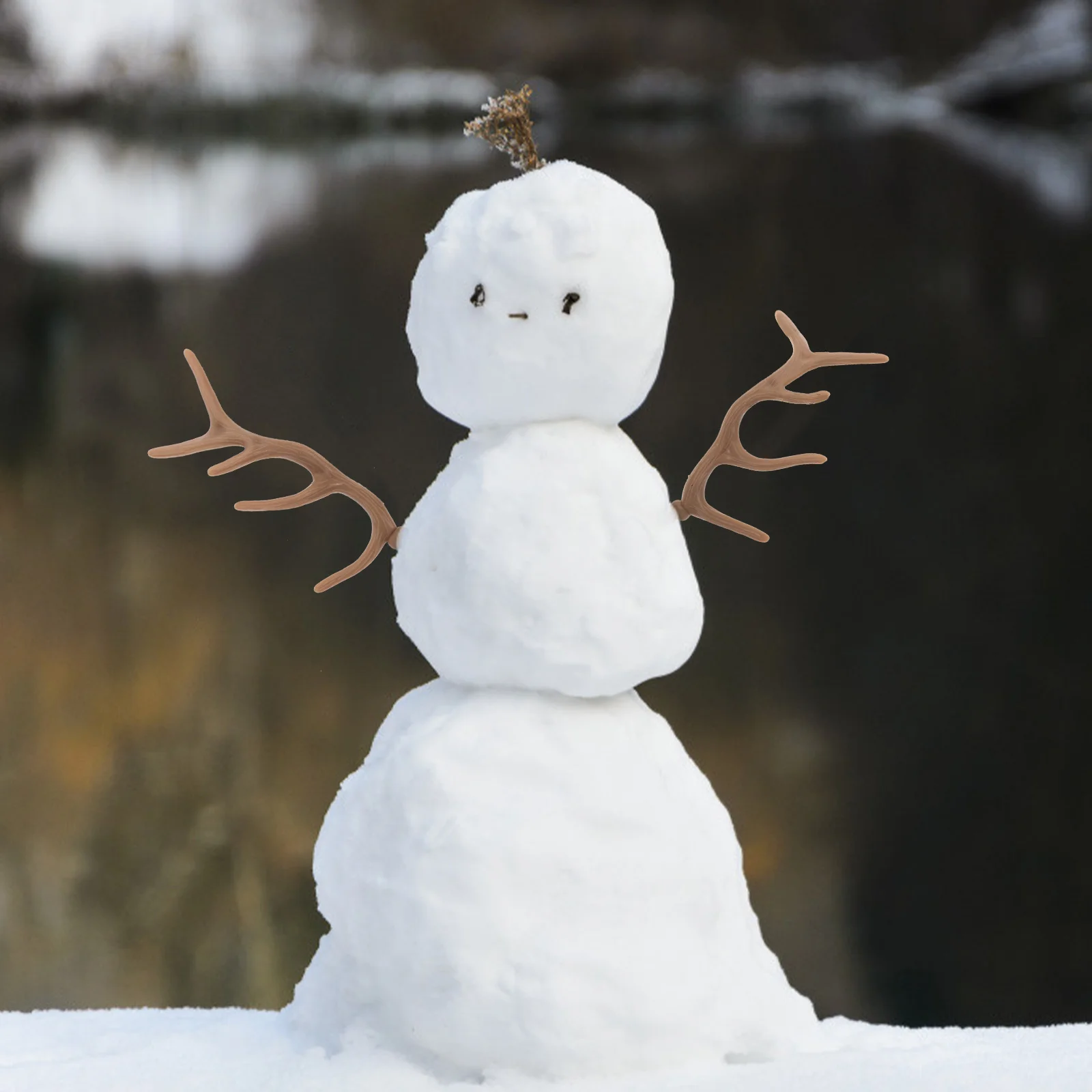 

Plastic Branch Hand Craft naments Snowman Decoration Christmas Snowman Hand Christmas Decorations DIY Accessories