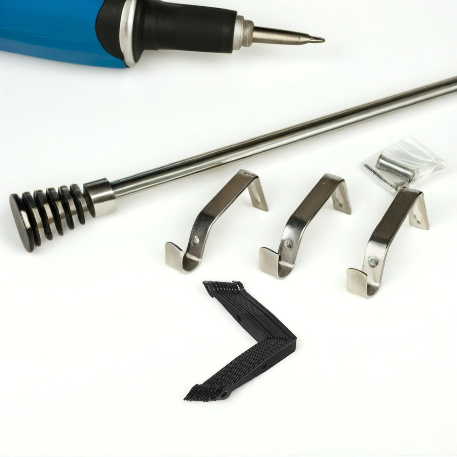 10 قطعة بين قوسين الزاوية للأثاث L-شكل رف معدني دعم بين قوسين الثقيلة جدار تصاعد الأجهزة لأرفف الكتب #3