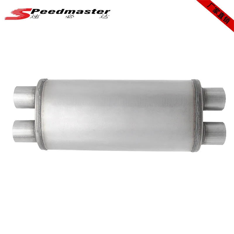 

Total length 24 "oval high flow muffler tube without cat MS2468 SS409 5" x8 "