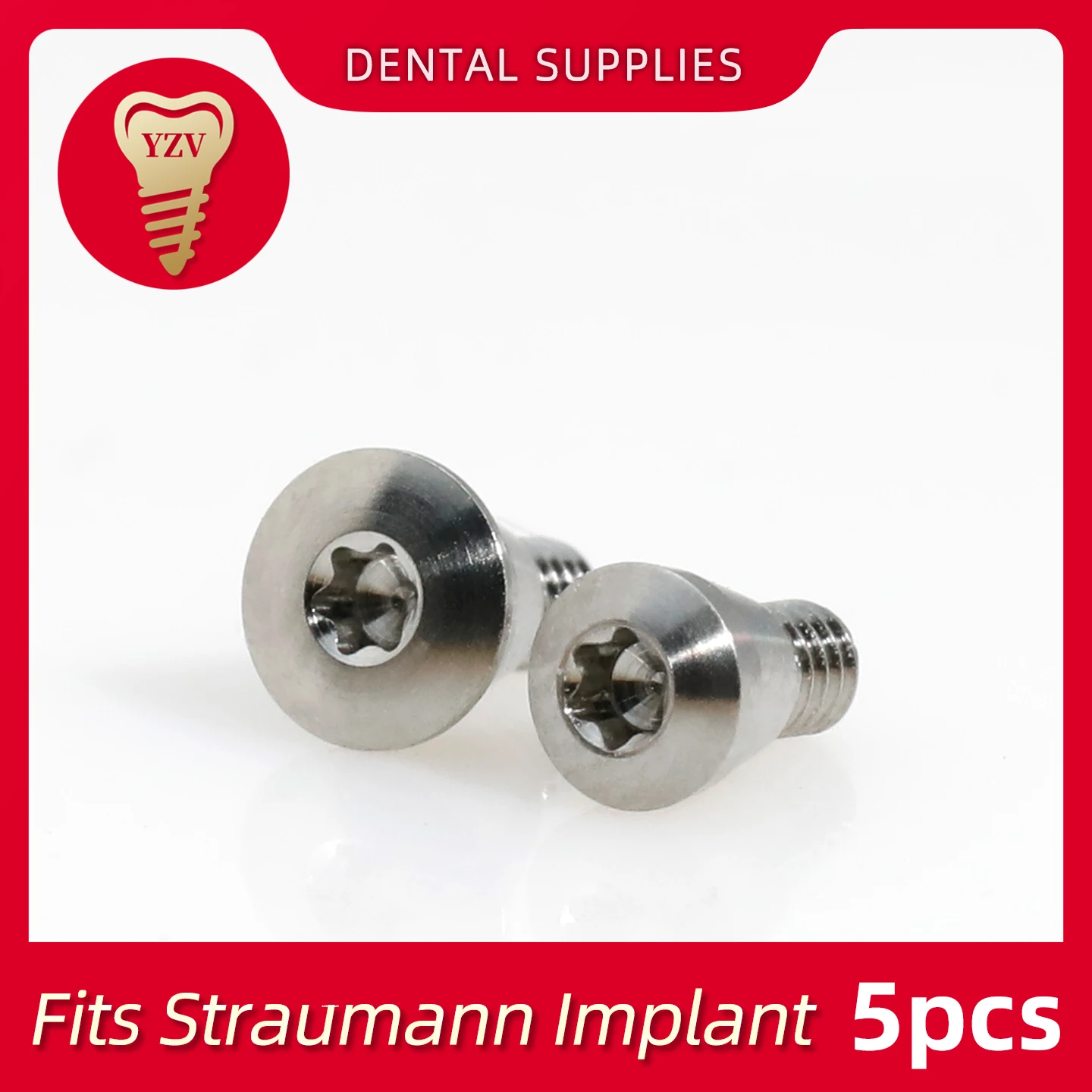 5Pcs Closure Caps and Healing Caps for Straumann ITI RN & WN System Titanium Alloy Multiple High Profile Options, Implant Lab Ac