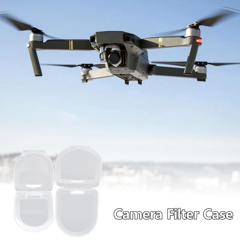 1 Pc Portable Camera filter Case packaging box Scratching Resistant Protect Case For Drone Camera Lens Filters ND UV CPL Holder