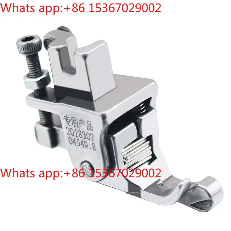 

Yellow rubber wheel Flat car roller high and low presser foot leather sewing machine stop pressing line stop edge pressing foot