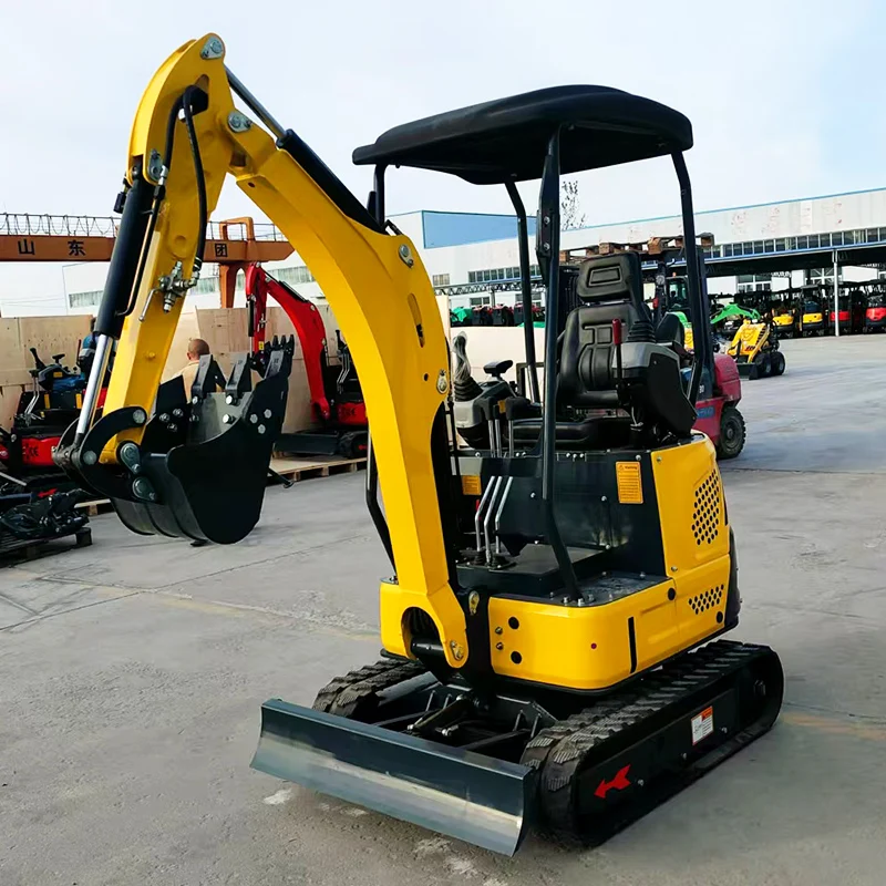Customized Mini Excavator 1.8 Ton CE EURO5 Excavators Home Small Digger Chinese  EPA Farm Bagger Crawler for Sale