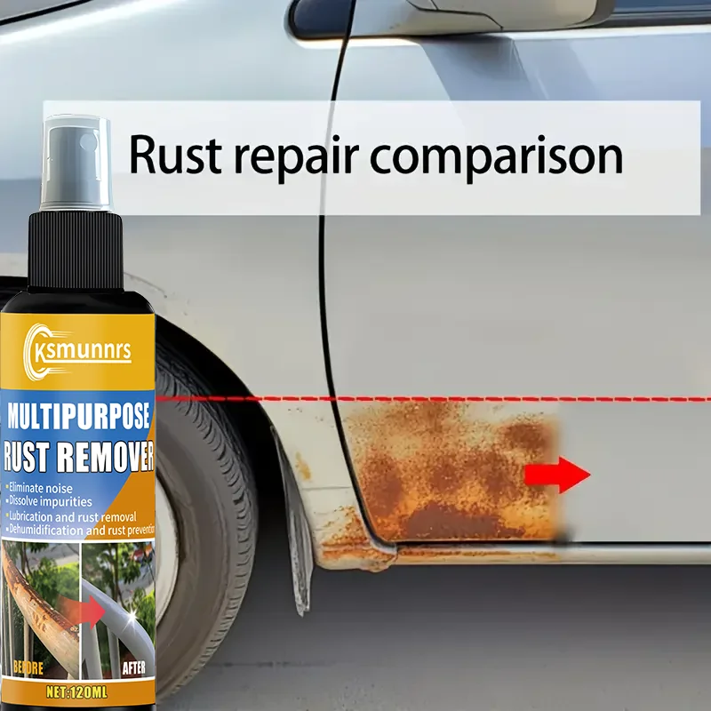 

100 мл средство для удаления ржавчины из нержавеющей стали, растворитель для удаления ржавчины, быстрое удаление ржавчины, мощное средство для удаления ржавчины с металла, обслуживание автомобиля