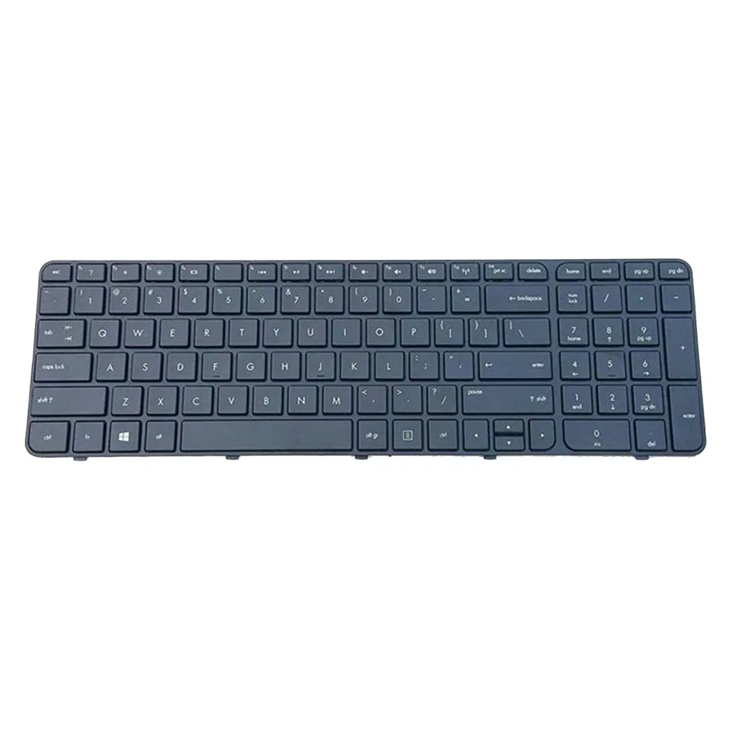 

1 Piece Keyboard Red Backlit Replacement US English Black Frame for HP Pavilion G7 Series Laptop