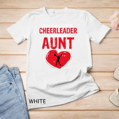 Cheerleader Calls Me Aunt Cheer Mom Women Cheerleading Gift Unisex T-shirt