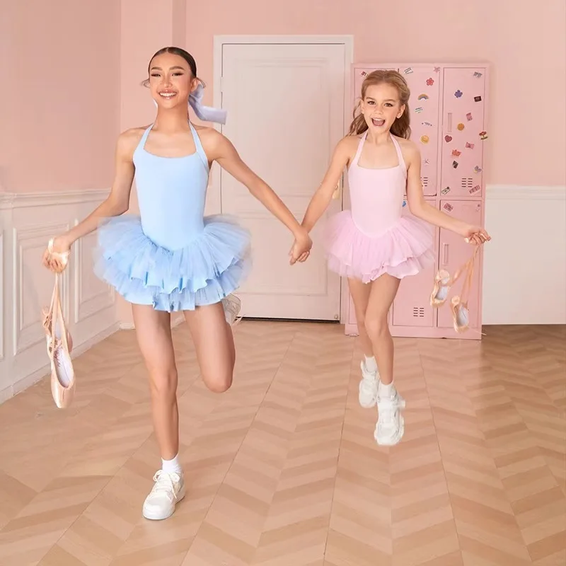 

Платье-пачка для балета по индивидуальному заказу, пышная юбка, униформа для латинских танцев для девочек с бретелями, танцевальная одежда для ча-ча, самбы, танго, румбы