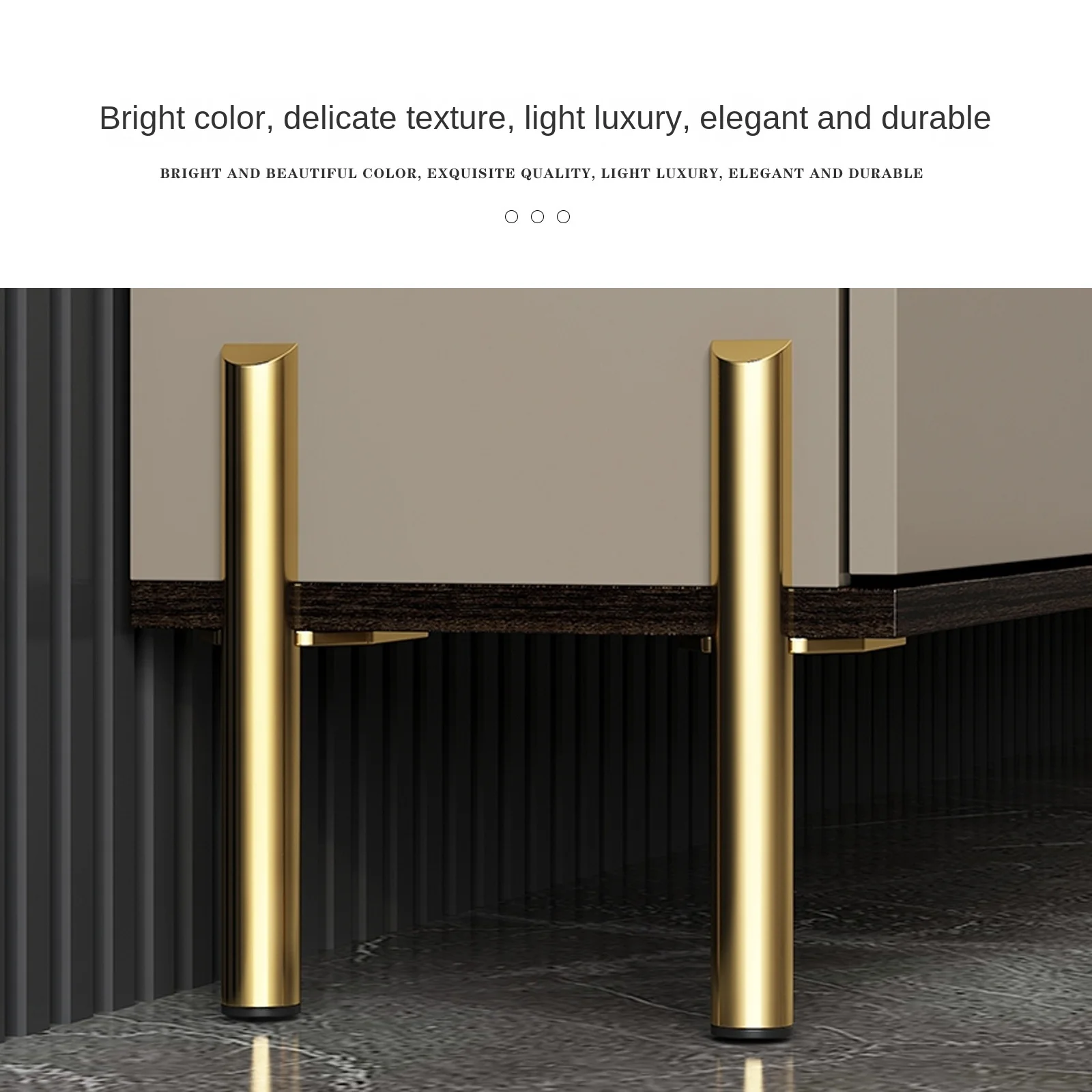 Nordic Light Luxury Metal Thickened Support Legs Sofa Feet Hardware Feet Tea Table Feet Bathroom Cabinet TV Cabinet Table Edge