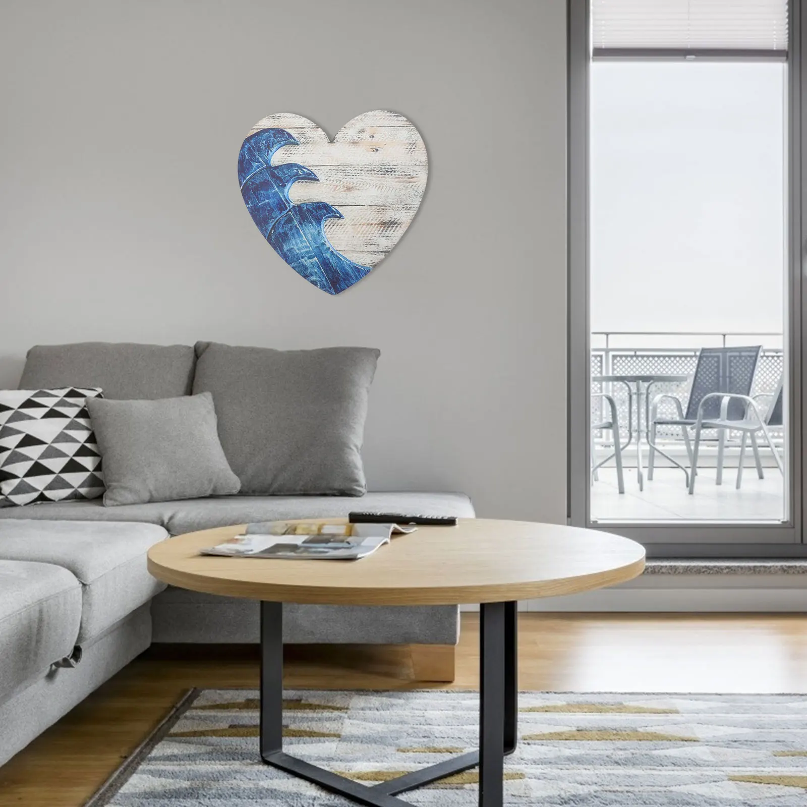 

Wall Decor Heart-shaped Decorative Pendant Decorations Ornaments for Living Room
