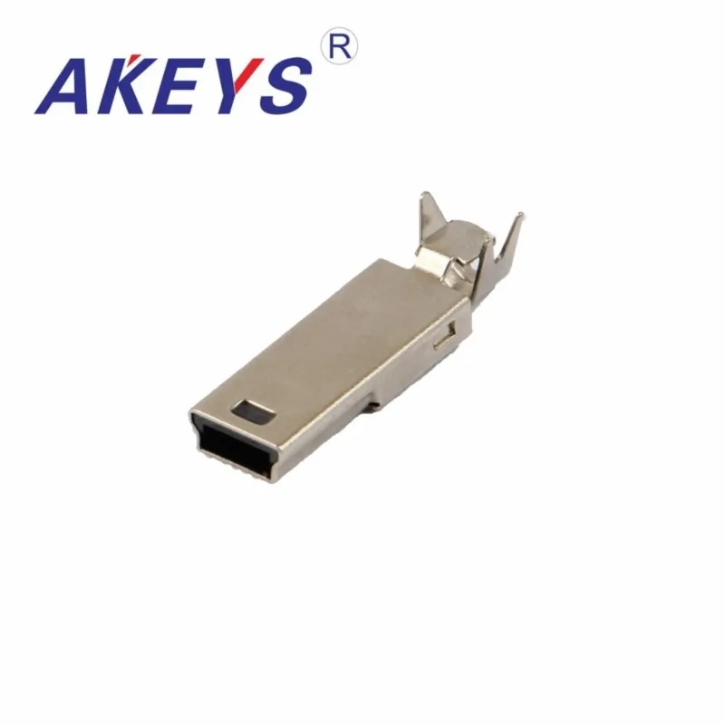 10PCS MINI 5P male head press-line type ultra-thin type