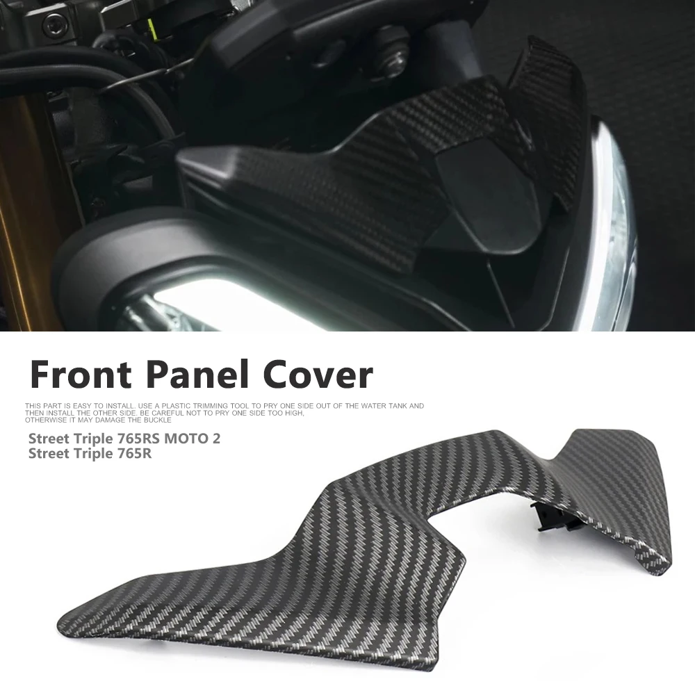 

For Street Triple 765RS MOTO 2 Street Trip 765R 765 RS R Front Panel Cover Motorcycle Mini Front Windscreen Fairings Panel Cover
