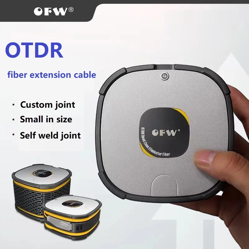 Imagem -04 - Ofw Otdr Otdr Lançamento Cabo 2km Fibra Single Mode sc fc Teste Cabo de Extensão Tempo Reflectometer Design Portátil Dead Zone Eliminator