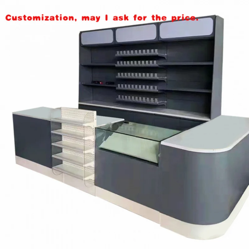 

custom.New Design Payment Checkout Counter Retail Checkout Display Stand Counters Checkout Counter Supermarket