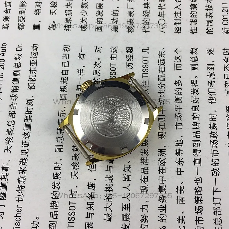 24-Hour Shipping Seagull Brand Square Stud Yellow Single Calendar Manual Mechanical Women's Watch, Diameter 27mm