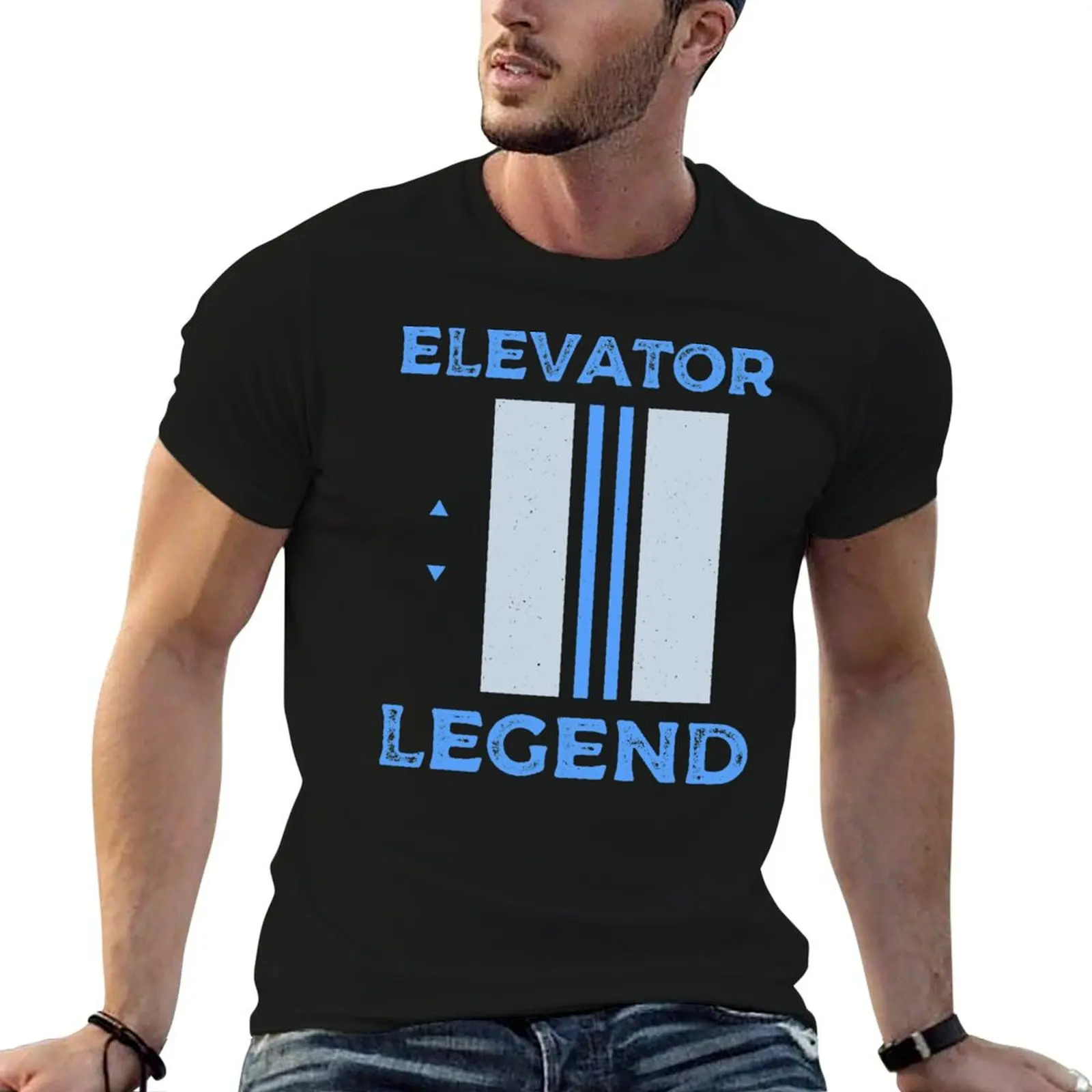 Funny Elevator T-Shirt Urban Style Print T-Shirt