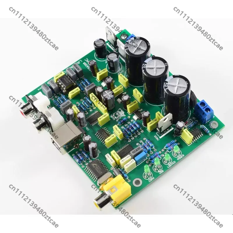 High Resolution USB Audio Conversion Circuit Blank PCB Board Reserved SMD Soldering Points Decoder Circuit DIY Spare Parts