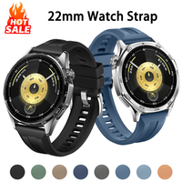 Official 22mm Strap For HUAWEI WATCH GT 6 5 4 46mm/Watch 4 5 Pro/WATCH GT 6 5 3 2 Pro 46 mm Composite Silicone Band Bracelet