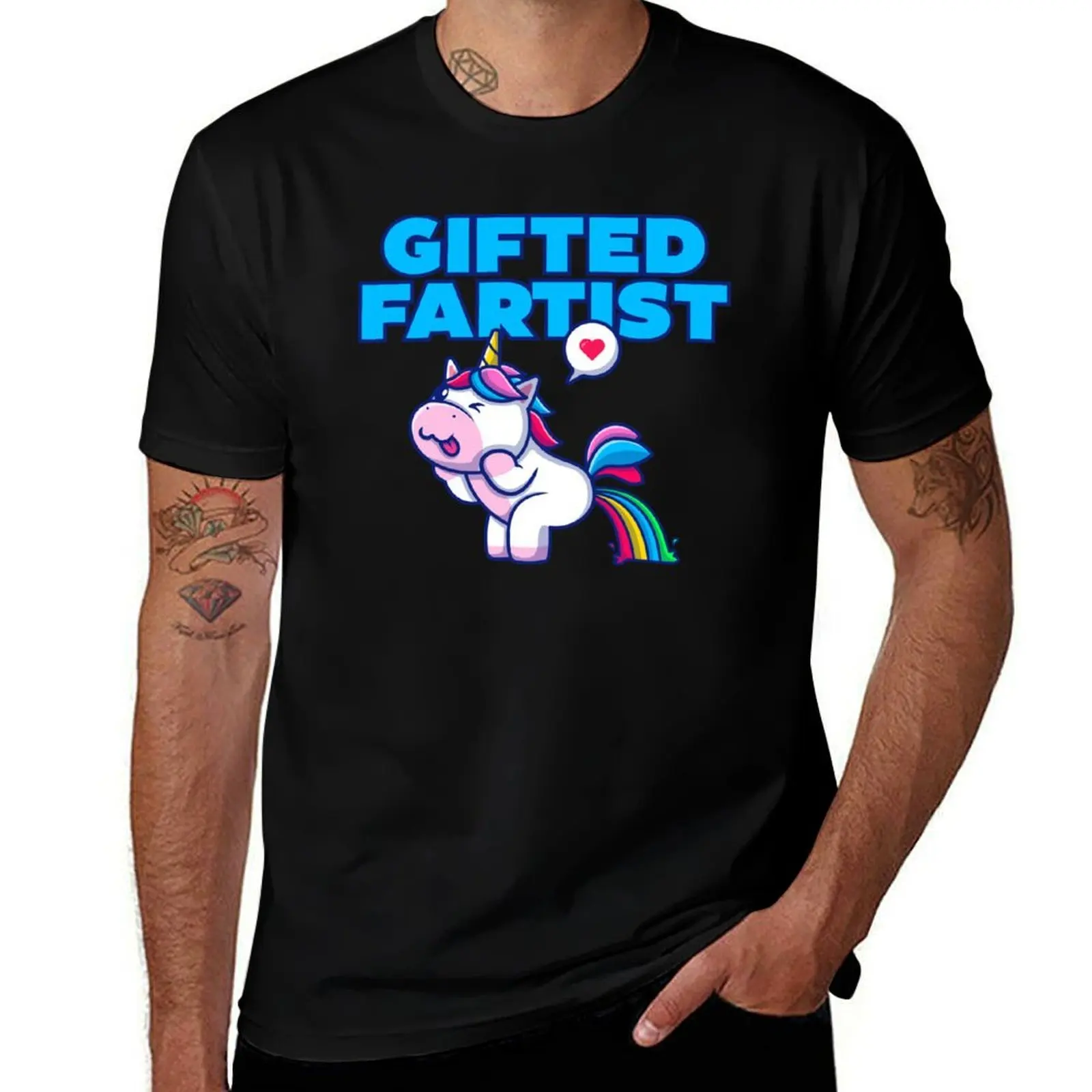 

Gifted Unicorn Fartist T-Shirt anime tshirt blanks man clothes tops shirts men