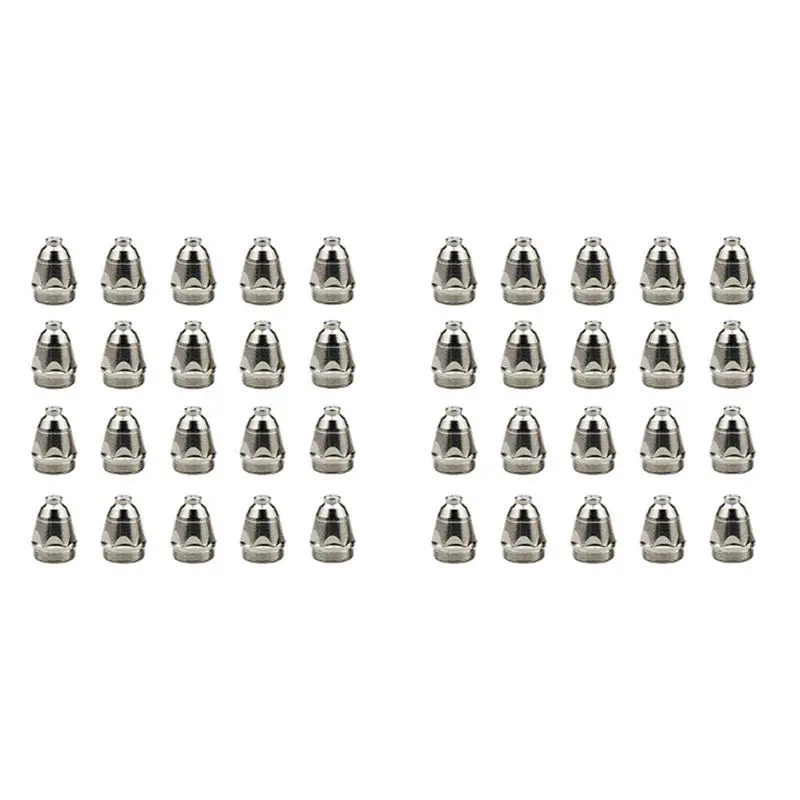 tftp-40-sets-of-p80-plasma-cutting-nozzle-17-holes-cutting-machine-torch-nozzle-accessories-electrode-nozzle