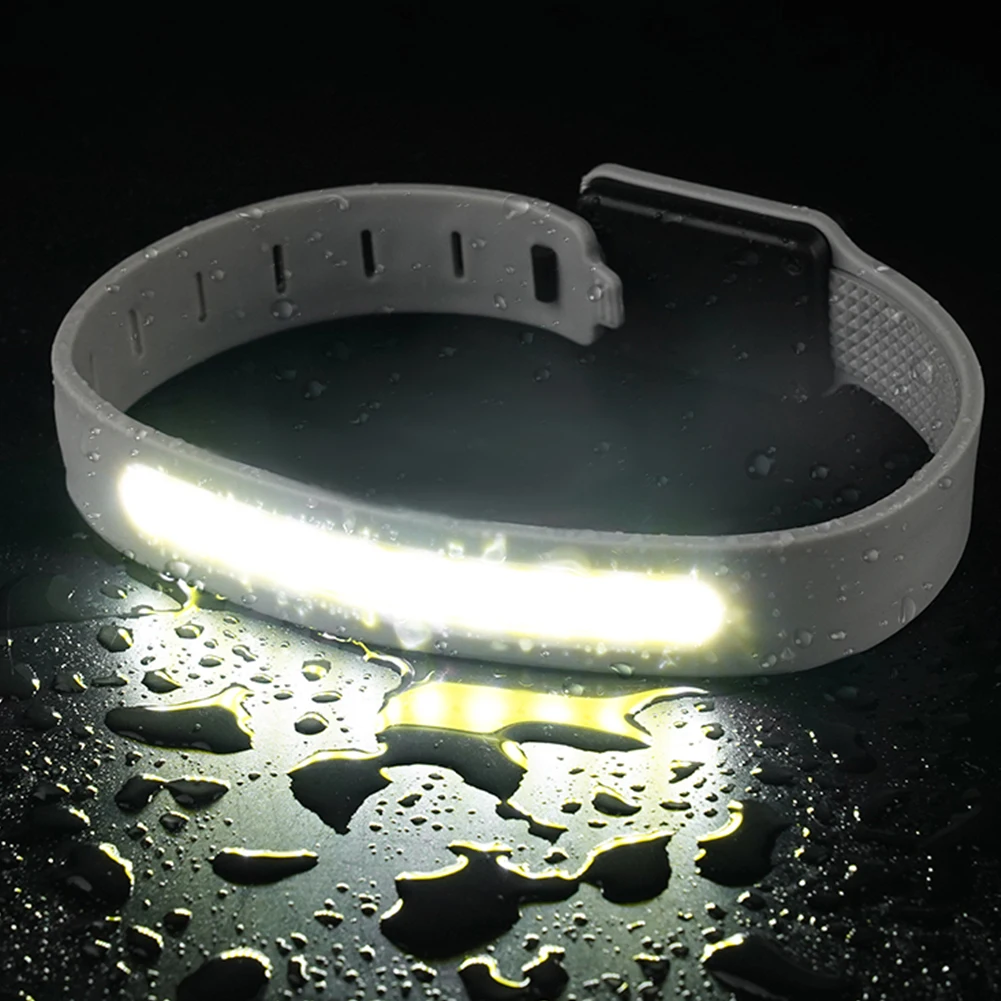 350mAh 500LM Night Running Light Type-C USB Rechargeable COB LED Sport Arm Leg Wristband Light Portable Hiking Camping Lamp