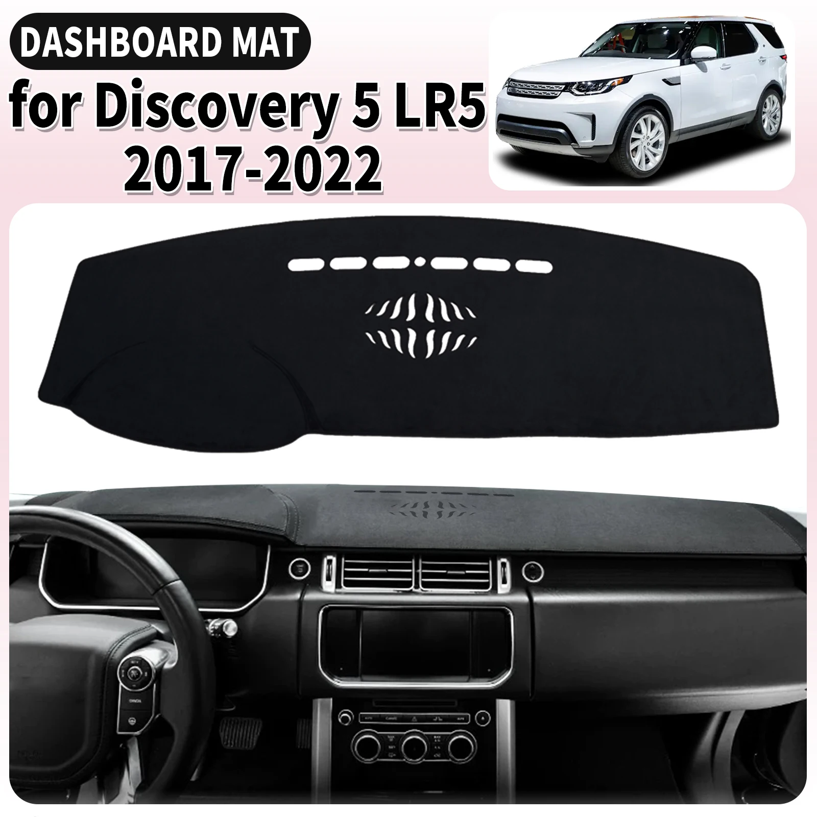 

fit for Land Rover Discovery 5 LR5 2017 2018-2022 Car Dashmat Dashboard Cover Pad Accessories DashMat Sunshade Protective Carpet