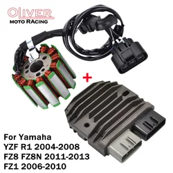 For Yamaha YZF R1 2004 2005 2006 2007 2008 Motorcycle Stator Coil + Regulator Rectifier FZ8 FZ8N 2011-2013 FZ1 2006-2010 YZF-R1