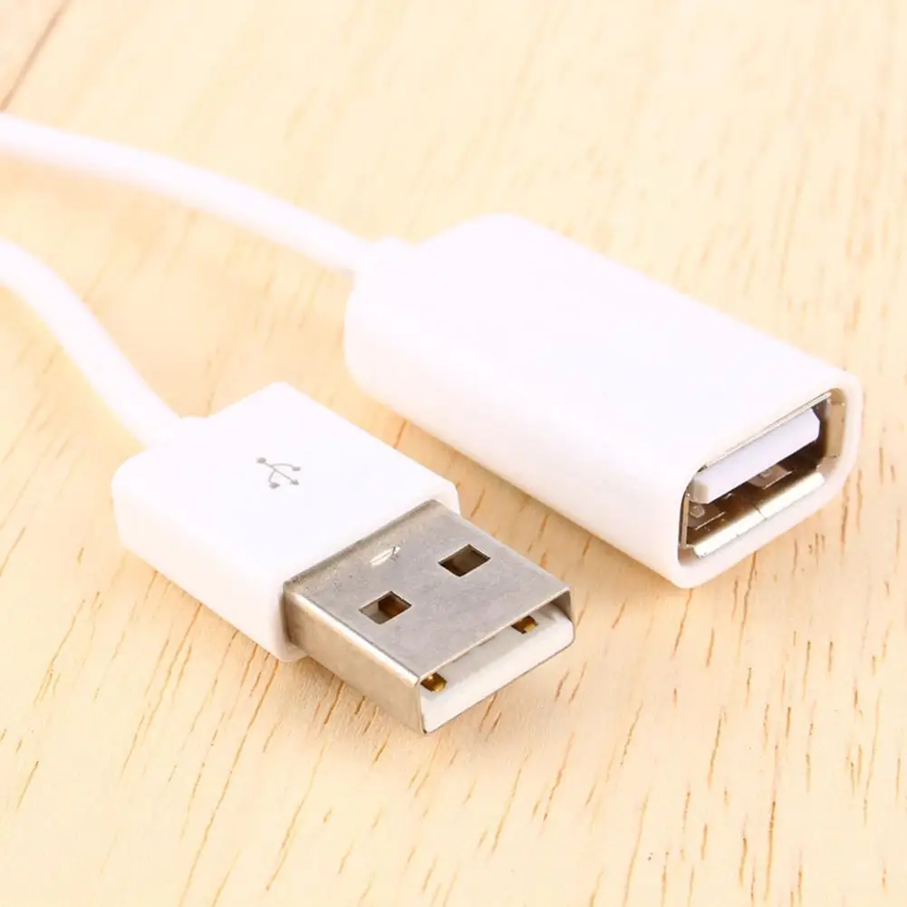 1 m USB-Verlängerungskabel, Stecker auf Buchse, USB-A-Stecker auf USB-A-Buchse, Datenkabel, Ladekabel, USB-Datenkabel für Telefon und Computer