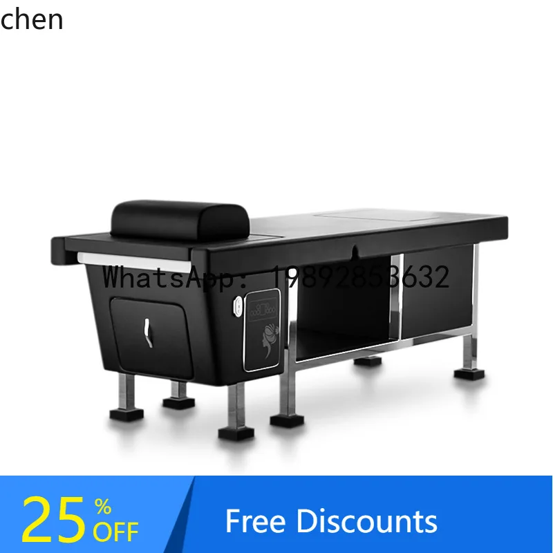 YFY  Head Therapy Shampoo Bed Water Circulation Heater Beauty Bed Integrated Hair Salon Water Circulation System