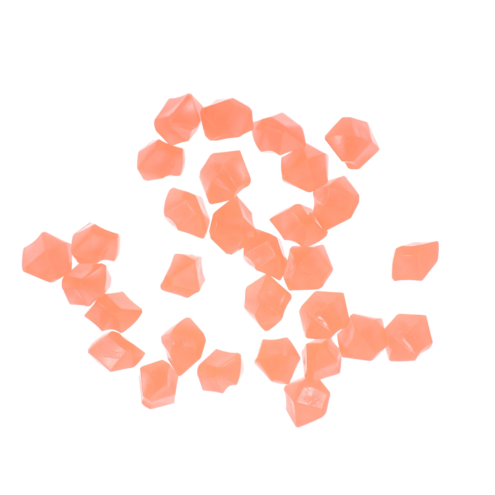

200 Pcs Glow Stones 14mm Aquarium Decoration Aquarium Accessory Fish Tank L scaping Rocks Luminous Garden Accessories