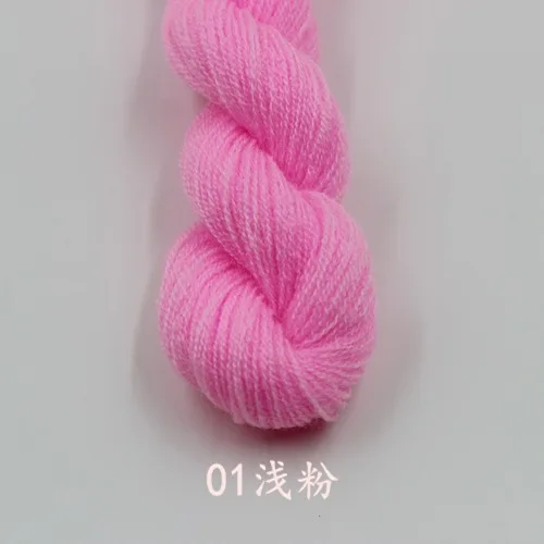 Thick Dyed Yarn Cotton Blended Wool DIY Weaving Knitting for Baby Hat Scarf Sweater Blanket Knitting Thread Bulk Yarn