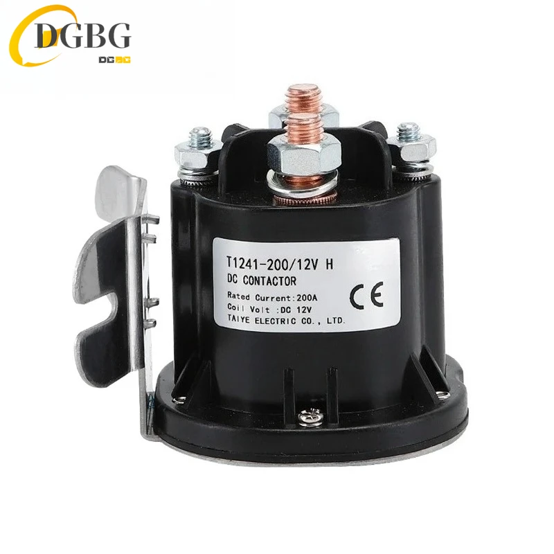 DC Contactor 12V 24V 48V 200A 1NO T1241-200 for Battery Truck Electric Forklift Electric Winch Electric Vehicle