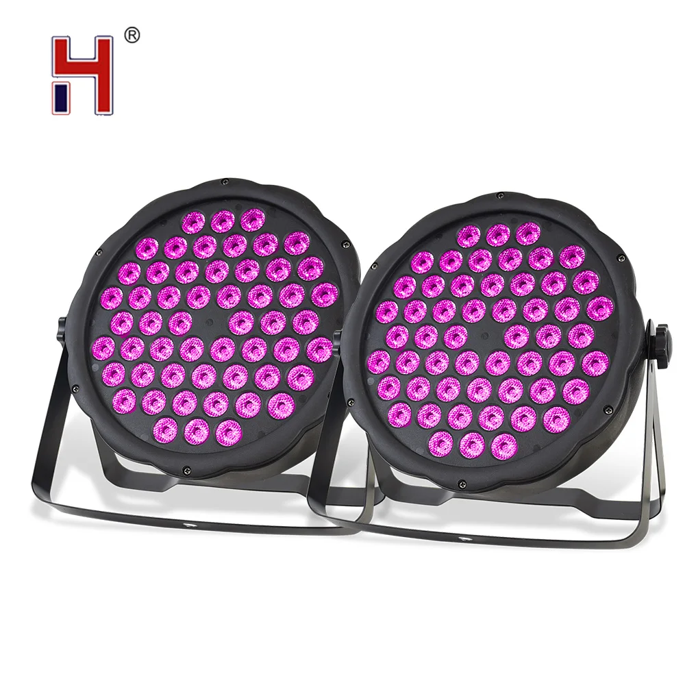 

HongYi 54x3W RGB 3In1 LED Par Light By DMX Controlled Sound Activated Strobe Disco Effect Stage Lighting For Wedding DJ Disco