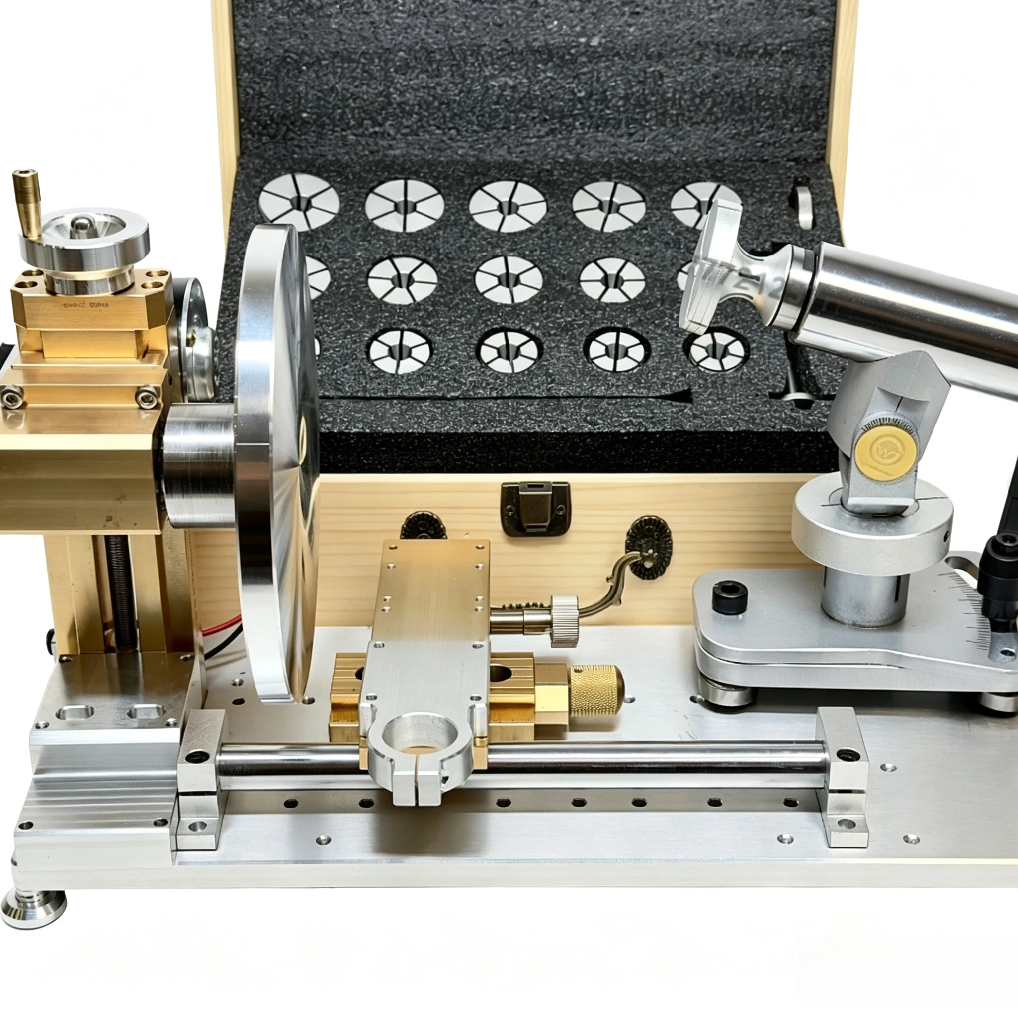 Watch Repair Tools Watch Shell Refurbishment Polishing Bottom Cover Round Filament Drawing Small Lathe Wire Drawing Fixed Angle