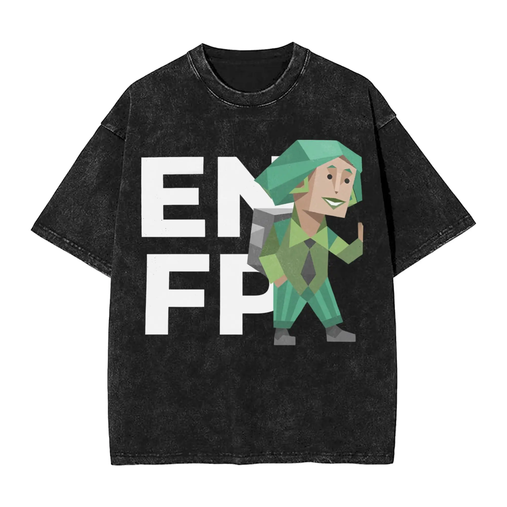 

Рубашка в стиле Харадзюку ENFP mbti peronality Outfit Повседневная футболка 16, индивидуальная уличная футболка с короткими рукавами и графическим рисунком