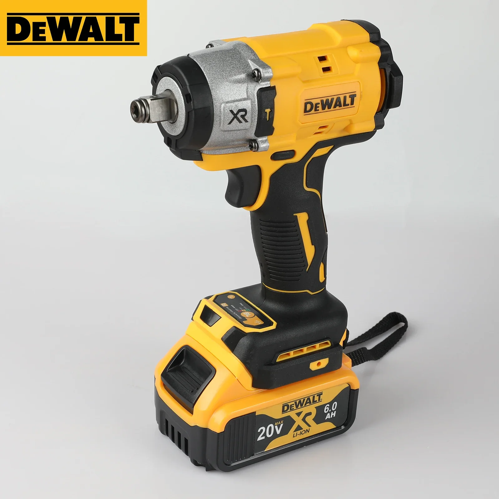 

DEWALT DCF922 Wireless Impact Wrench Rechargeable High Torque 205Nm(Reverse) 1/2" 2500 PRM Universal 20V Battery Power Tools