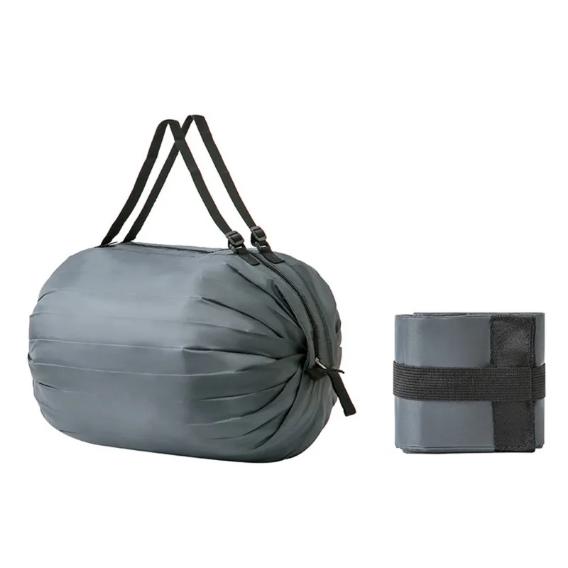 1 Stück faltbare Einkaufstaschen, faltbare Aufbewahrungstasche mit Griff, tragbare Reise-Tarnhandtaschen, große Kapazität, Nylontasche – Detail 37