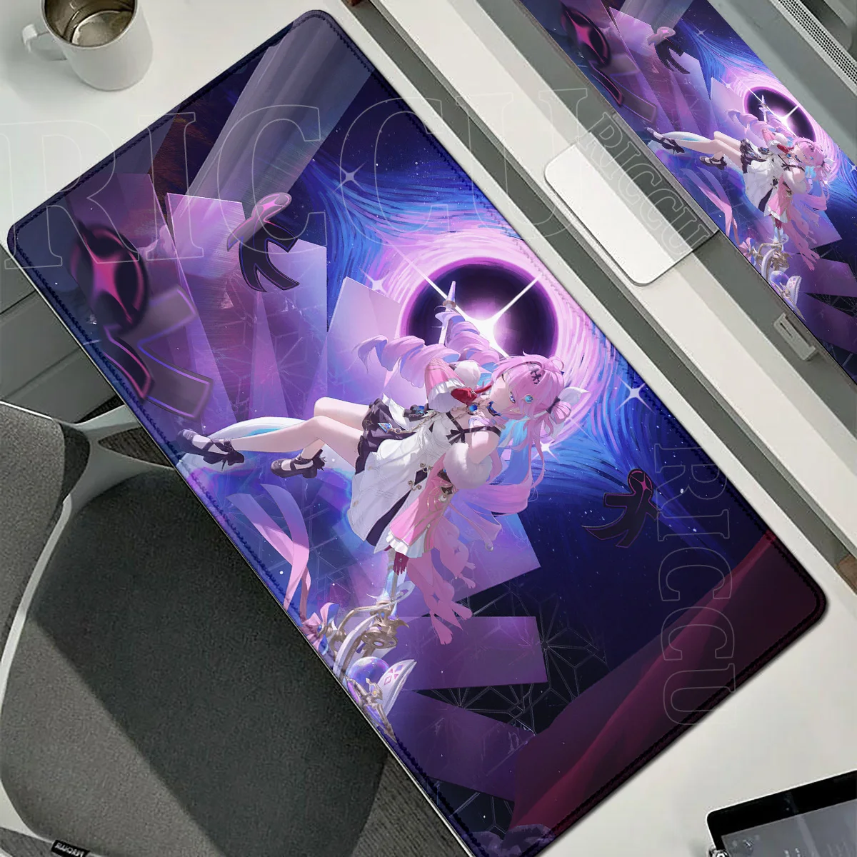 XXL Gaming-Mauspad Denia Wuthering Waves Kawaii Anime Girl Tastaturteppich Mauspad Büro-PC-Zubehör Esports HD Schreibtischunterlage – Detail 32