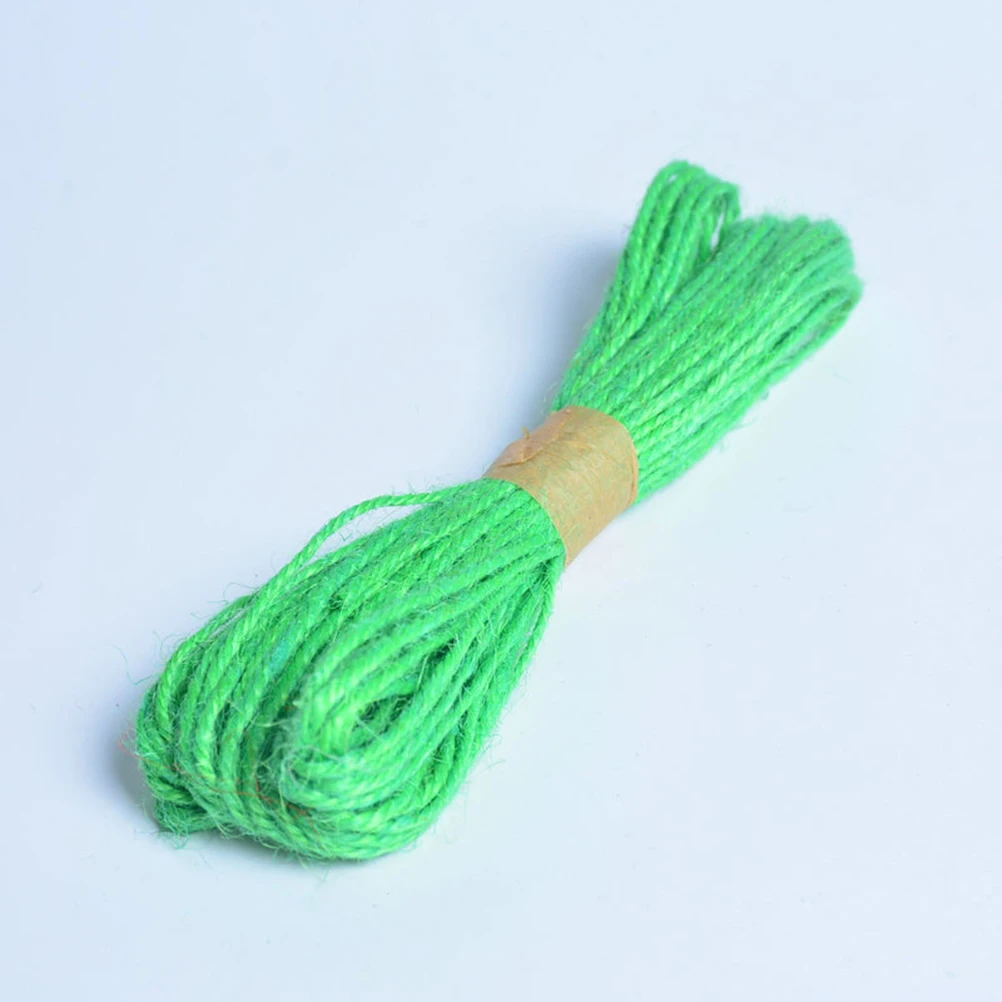 

12pcs 120M Jute Twine Set Handmade Woven Rope For Diy Craft Knitting Cord Home Wedding Party Decoration Colorful String Gift