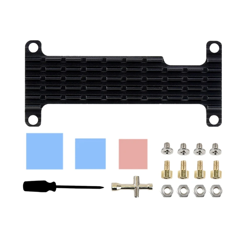 

For Raspberry Pi Zero 2 W /Zero Aluminum Heatsink Kit With Thermal Pad For Raspberry Pi Zero W