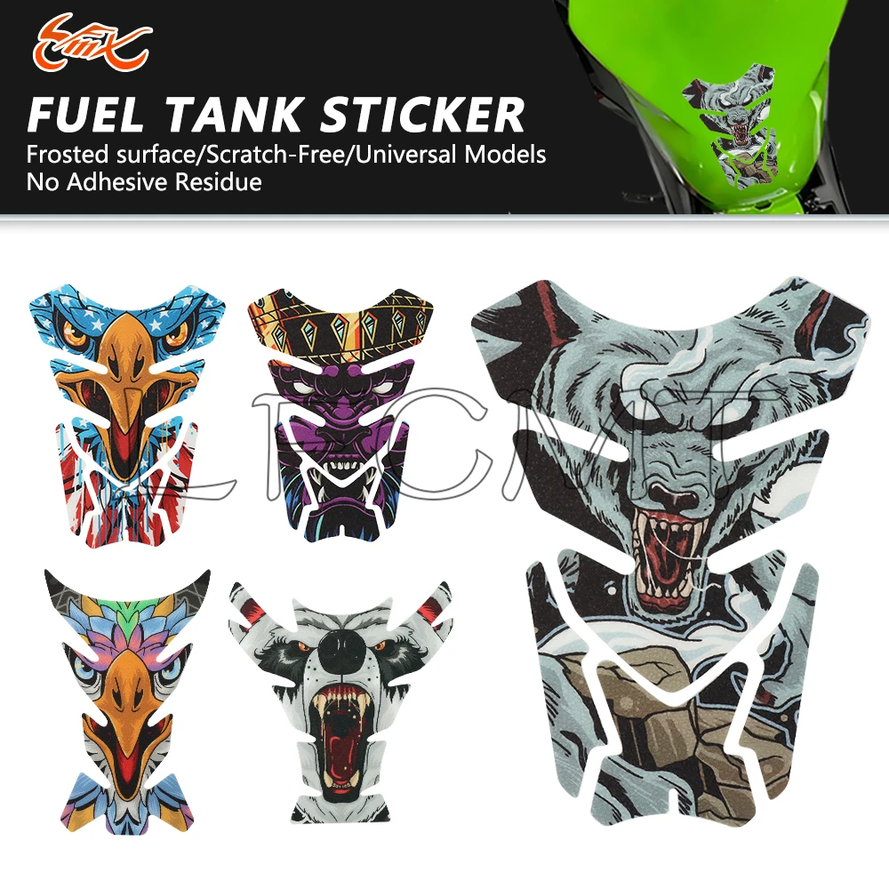 

Мотоциклетная матовая защитная наклейка на бак, декор, наклейки на бак, универсальные наклейки, подходят для SUZUKI Kawasaki Honda Aprilia Yamaha ETC