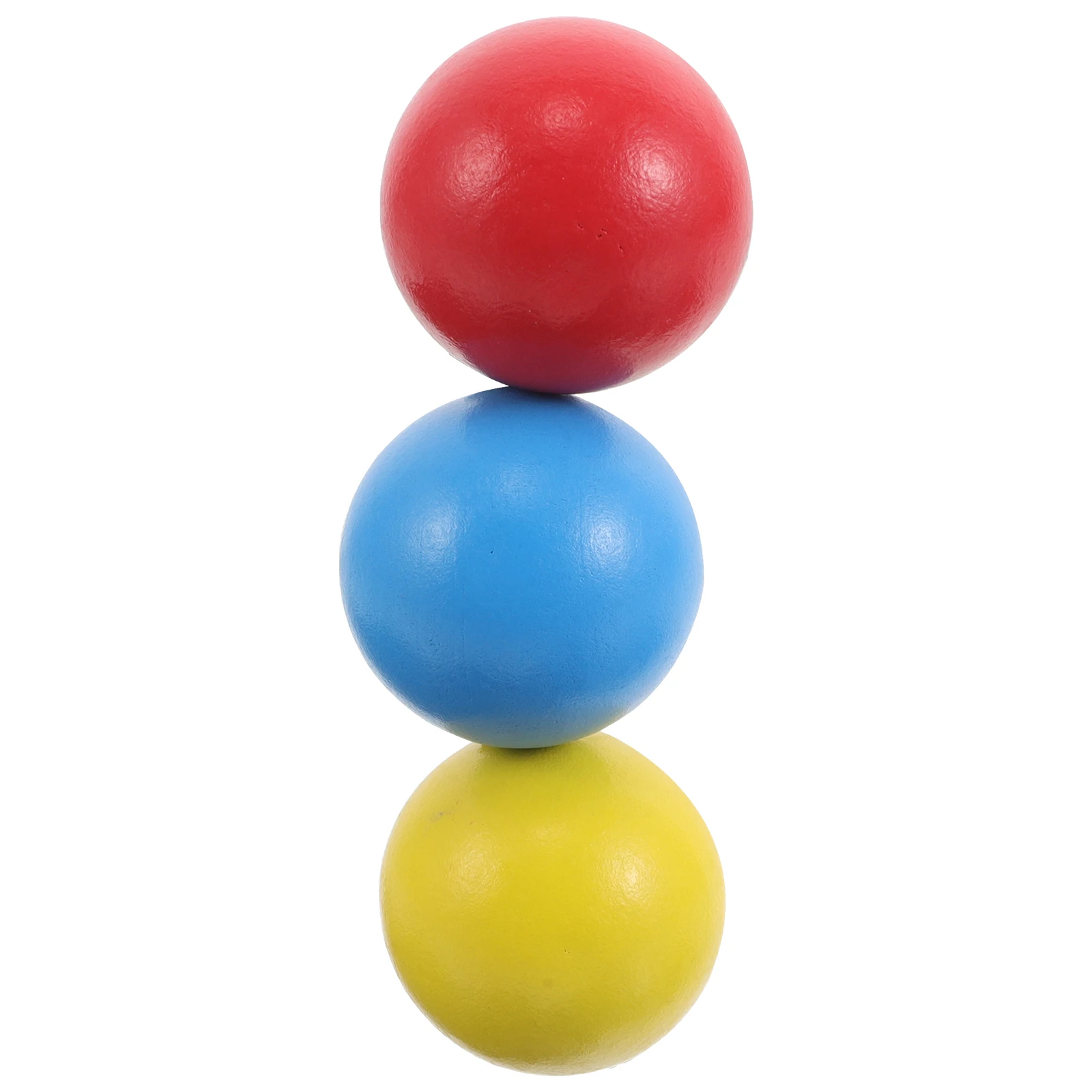 

3 Pcs Wood Balls Croquet Balls 3 5cm Durable ChildFriendly Outdoor Toys Family Lawn Kids Play Pots And Pans Set