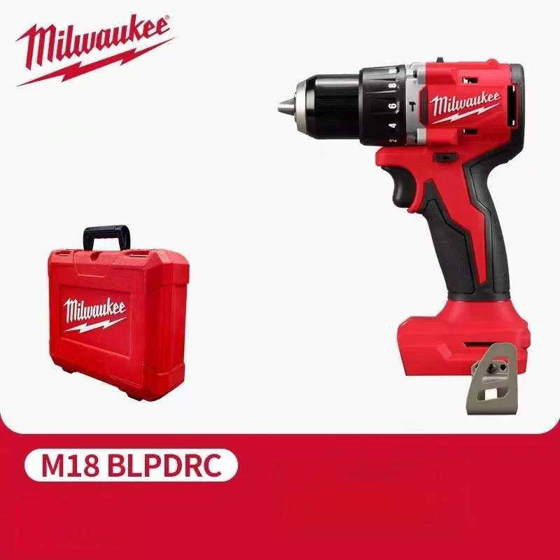 Оригинальная маленькая электрическая дрель Milwaukee 150 Нм, бесщеточная аккумуляторная ударная дрель, аккумулятор 18 В, электроинструменты для декоративной команды.