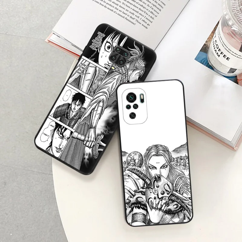 Anti-Drop Phone Case for Redmi A3 13 9 9A 9I 9C 9T 9A 10C 10T Note 10 9s 8 8t 7 Pro 10s Lite Power KINGDOM Manga Soft Cover