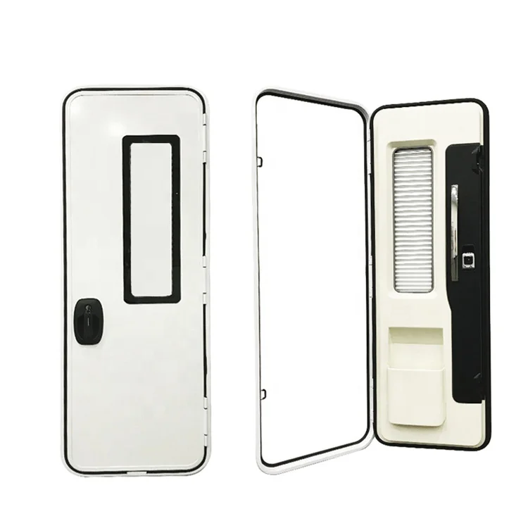 620x1800mm Rv Door with Aluminum EPS Sandwich Panel and Aluminum Door Frame for Camper Trailer Custom Sizes