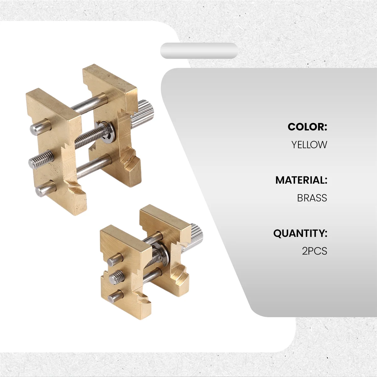 مبيعات! 2 قطعة حامل حركة الساعة النحاسية قاعدة ثابتة متعددة الوظائف لصانع الساعات ساعة المشبك أدوات إصلاح الساعات